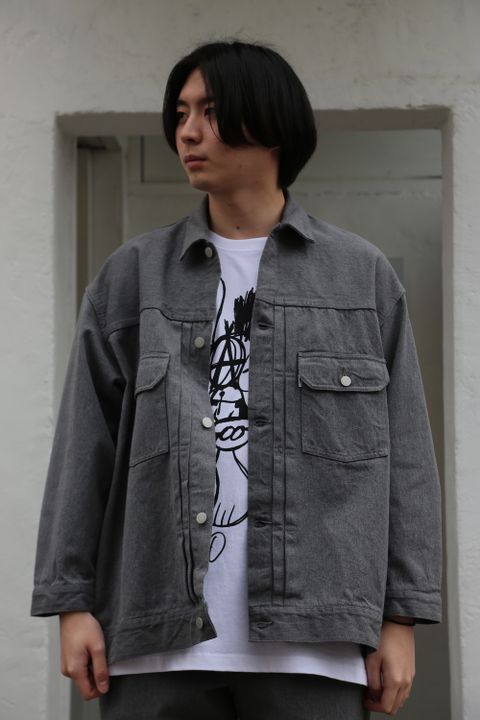 Graphpaper Colorfast Denim Blouson(GM204-30234B) style.2021.2.14.