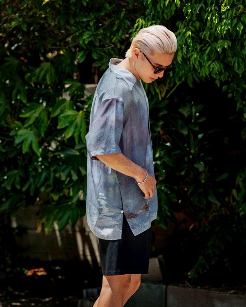 YOKE LANDSCAPE PRINTED OPEN COLLAR SHIRT 新作発売！