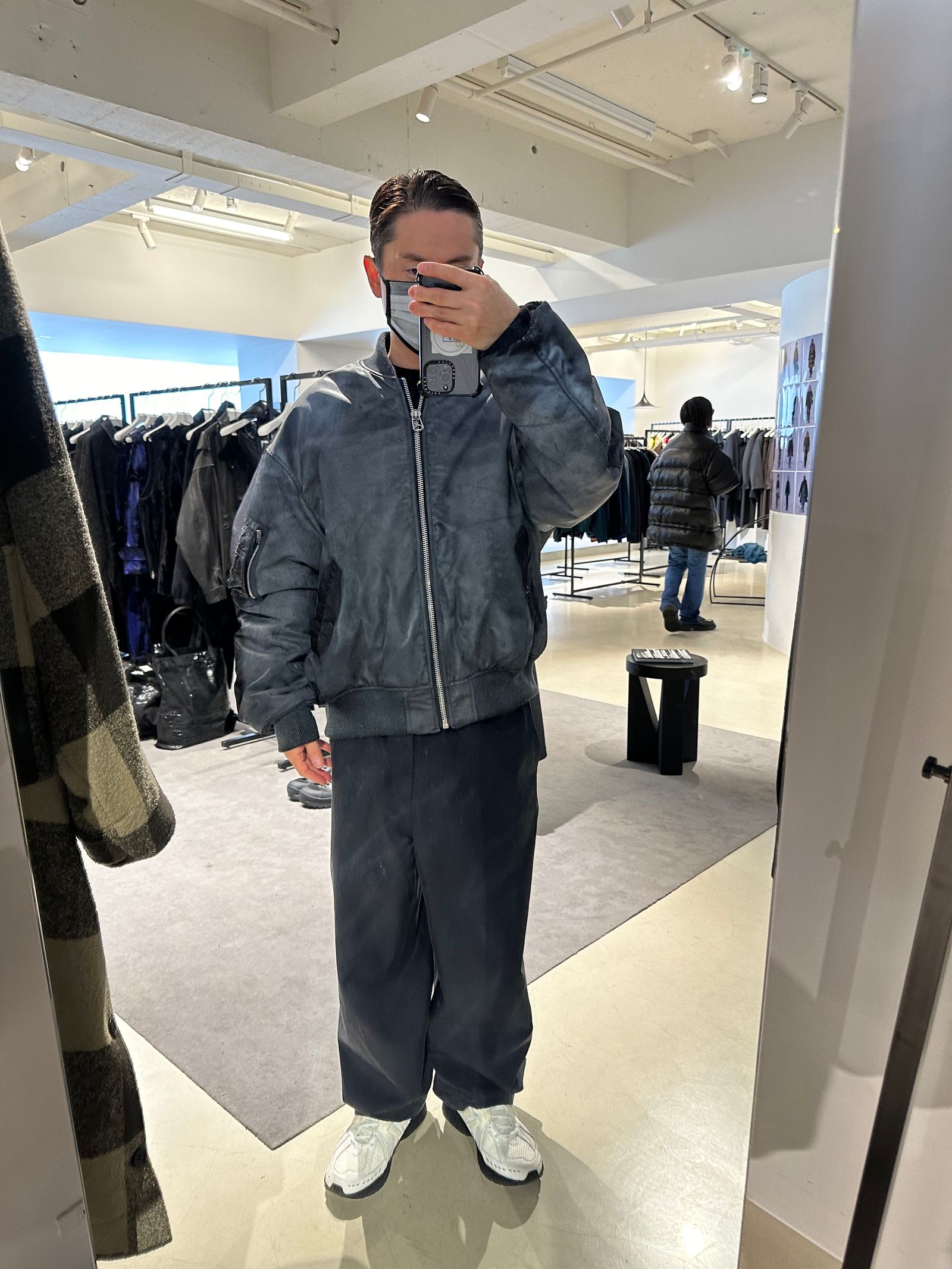 ヨーク24FW SPREY PRINTED BOMBER JACKET(YK24FW0759B)WHITE☆8月24日(土)発売！