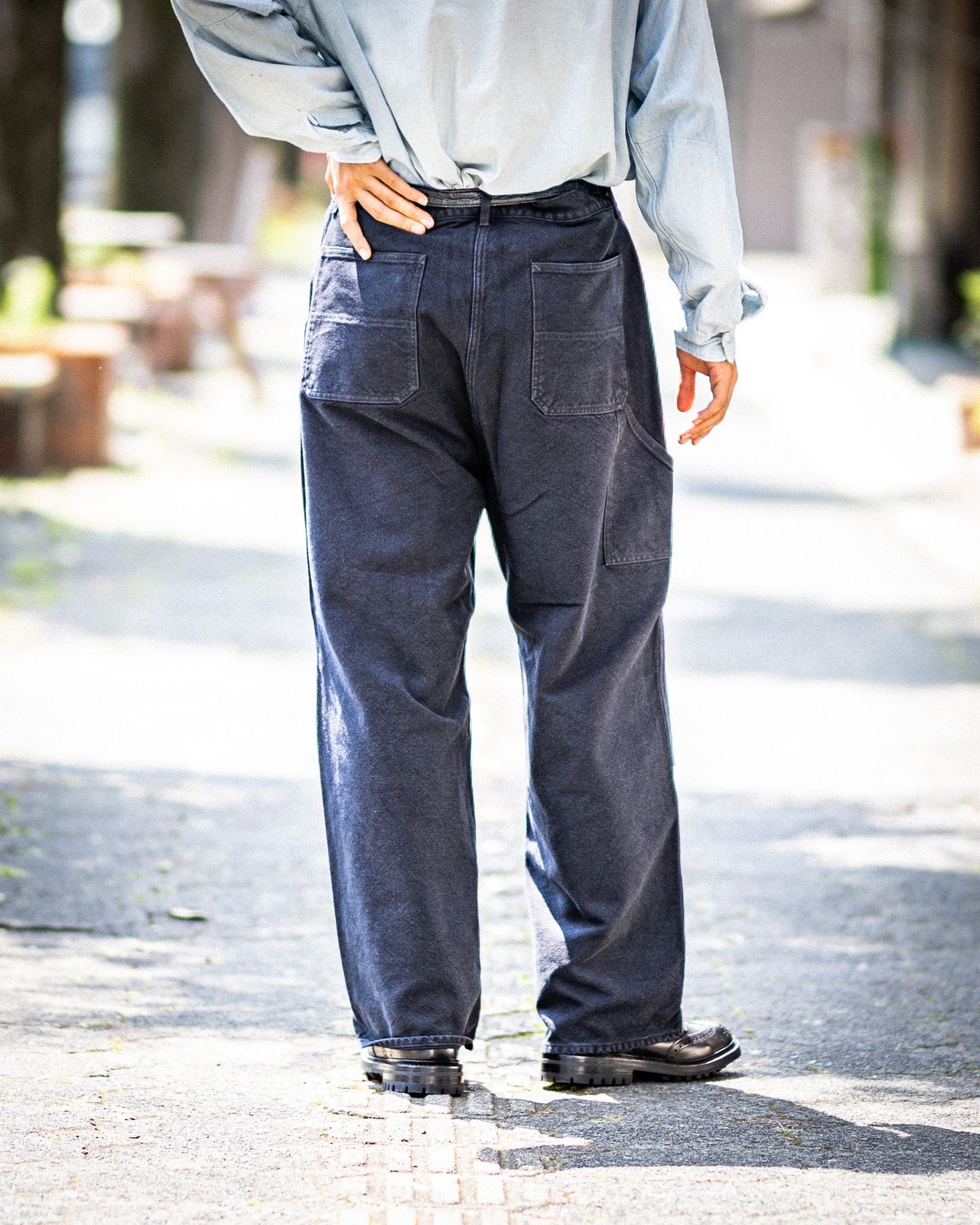 【新品未使用】a.presse Silk Hemp French Pants A.PRESSE Vintage Silk Hemp Double Knee Pants Beige | HAVEN