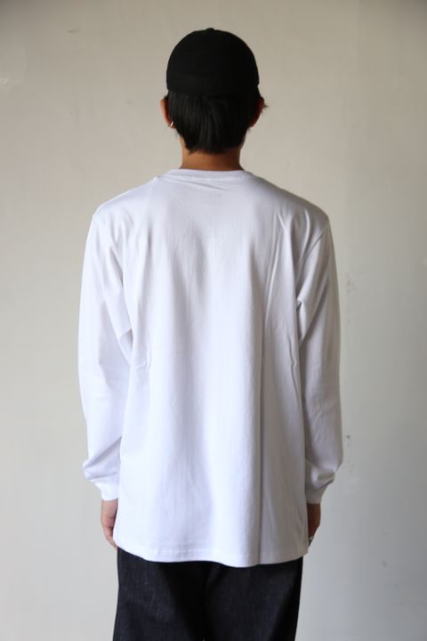 Graphpaper L/S Pocket Tee"WHITE"Style.2020.8.28.