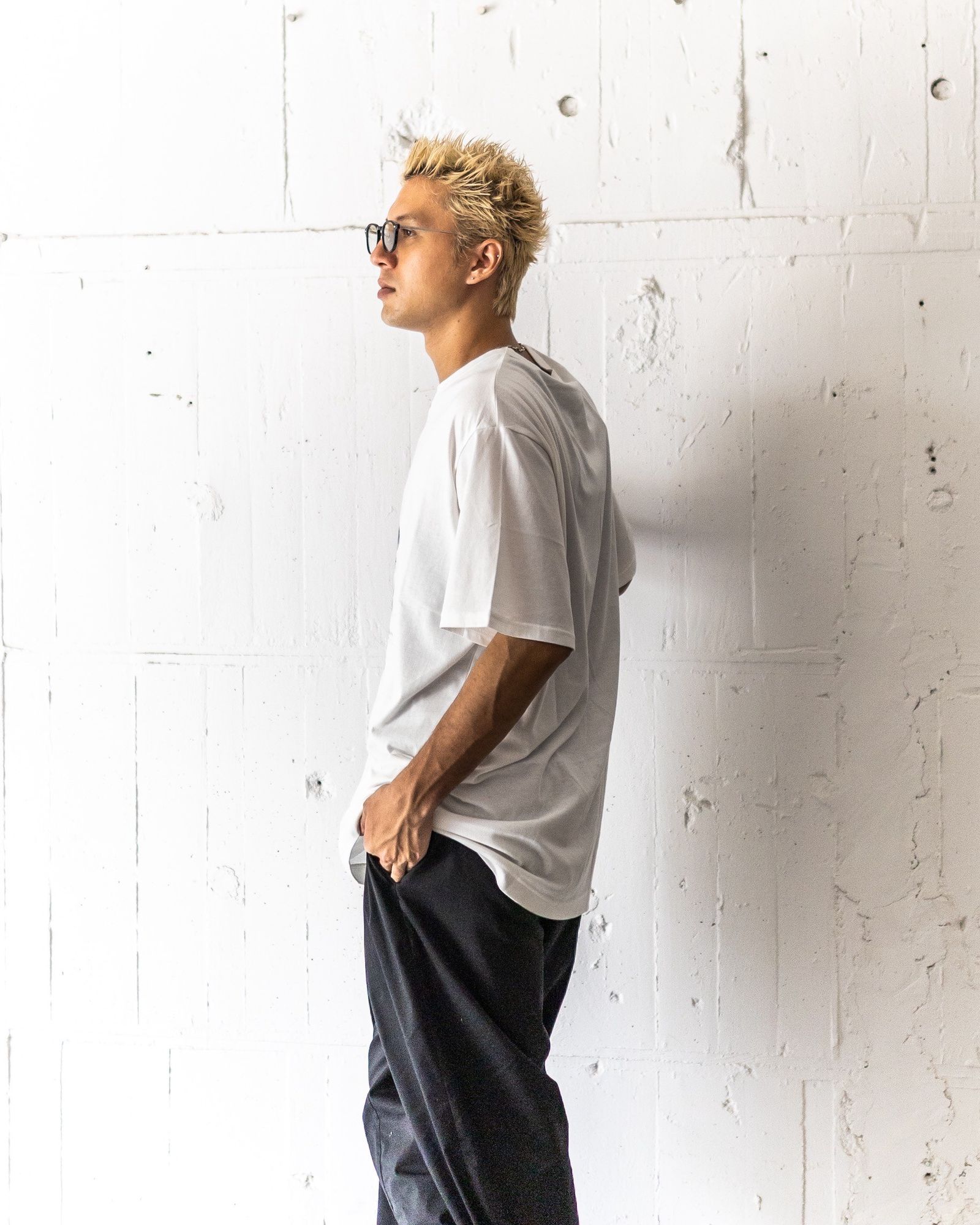 Yohji Yamamoto 25AW 定番半袖天竺TシャツA (HL-T93-992)WHITE