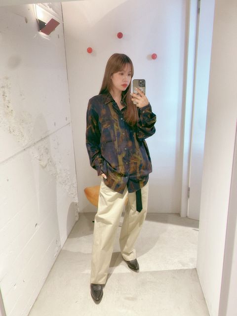 YOKE 新作PATTERNED REGULAR COLLAR SHIRT style.2024.8.23