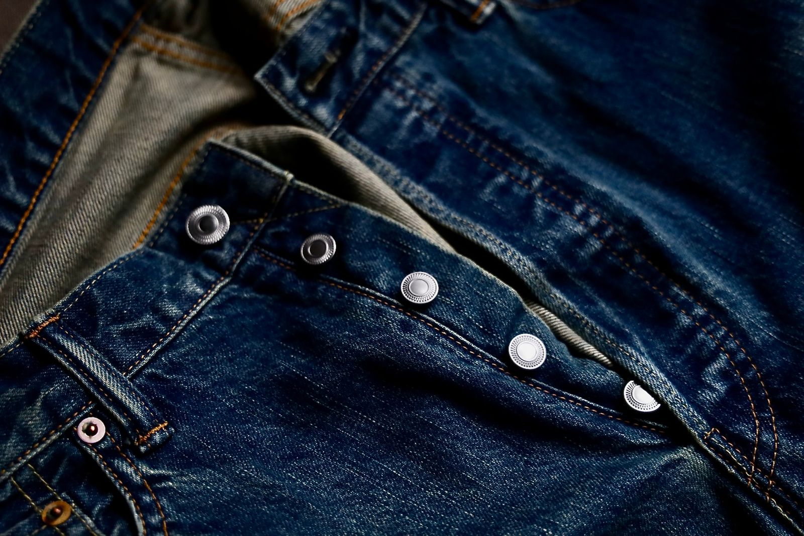 A.PRESSE - Washed Denim Wide Pants(AP-4002)INDIGO | mark