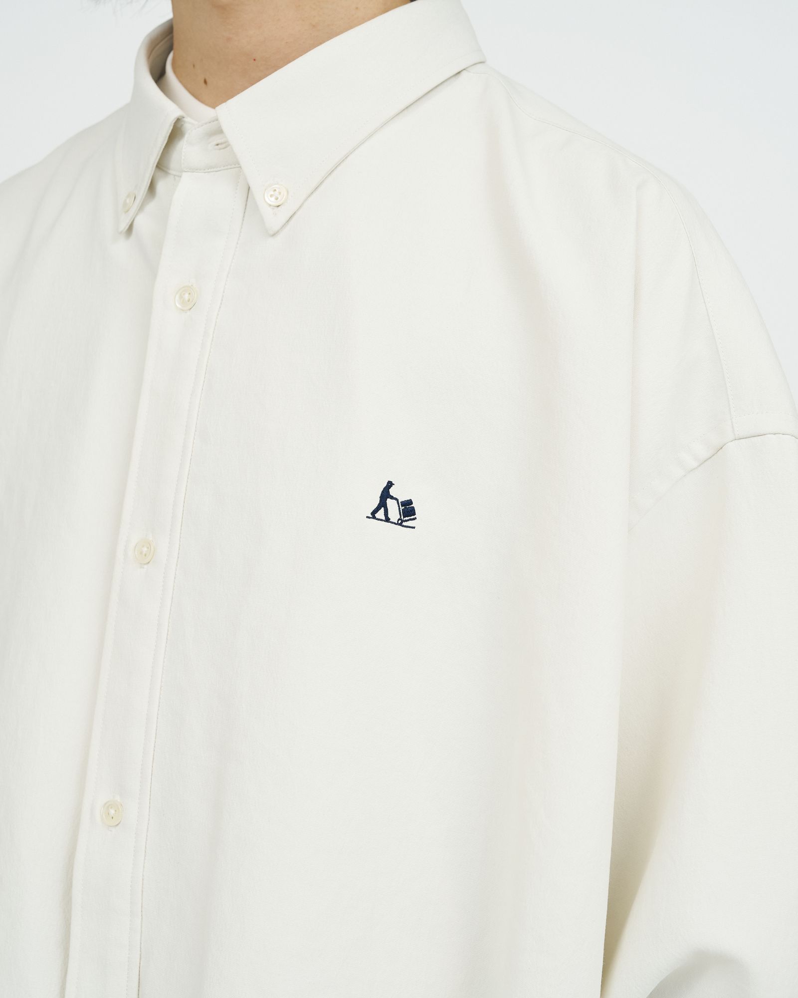 フレッシュサービス 26AW DRY WASHER POPLIN L/S B.D SHIRT(FSC263-50062)IVORY☆8月1日(土)発売！