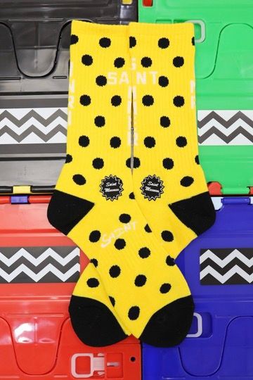 セントマイケル 26SS DOT SOCKS(SM-MK8-0000-103)YELLOW★1月10日(土)発売！