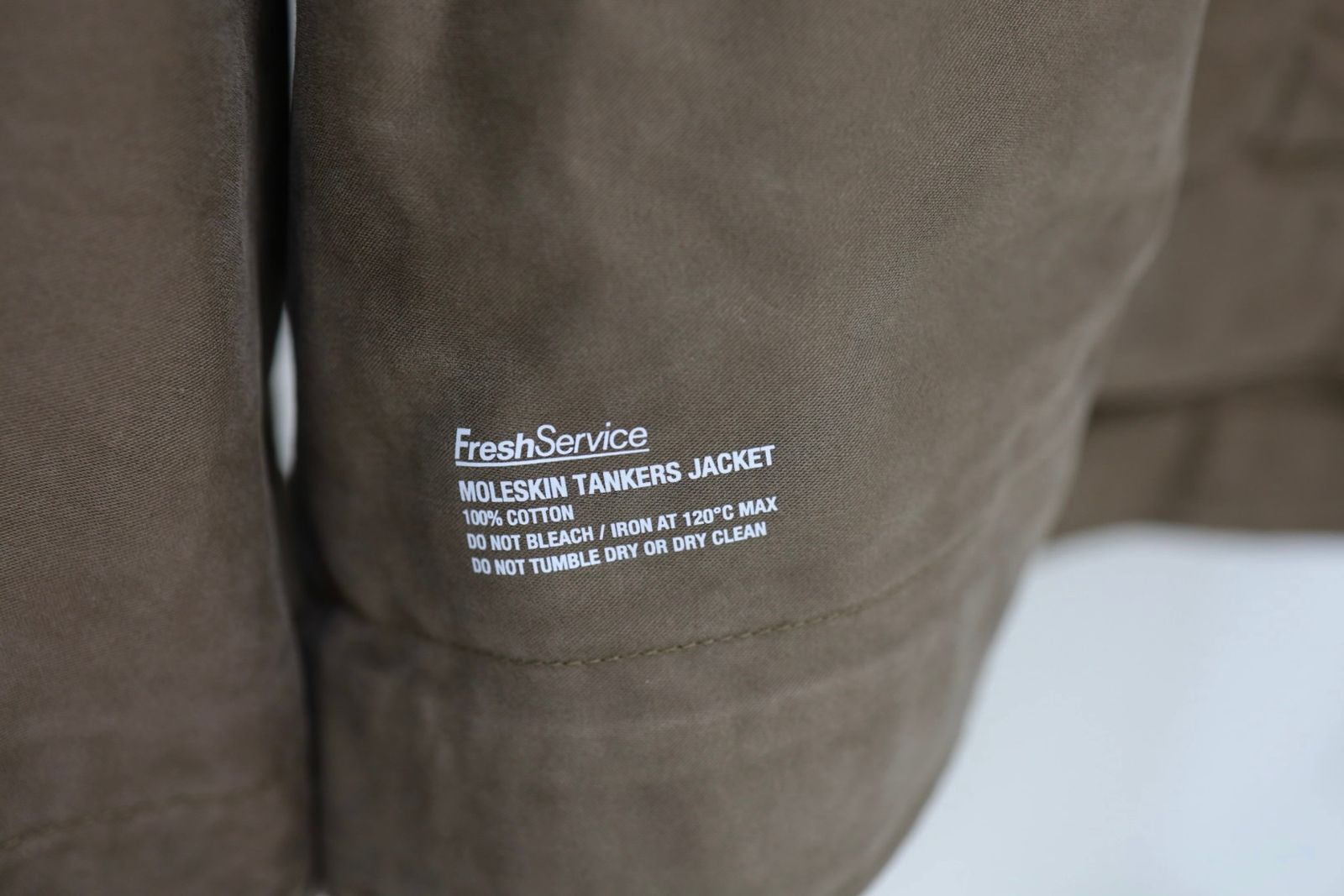 フレッシュサービス MOLESKIN TANKERS JACKET(FSC261-30216)MUD BROWN★2月21日(土)発売