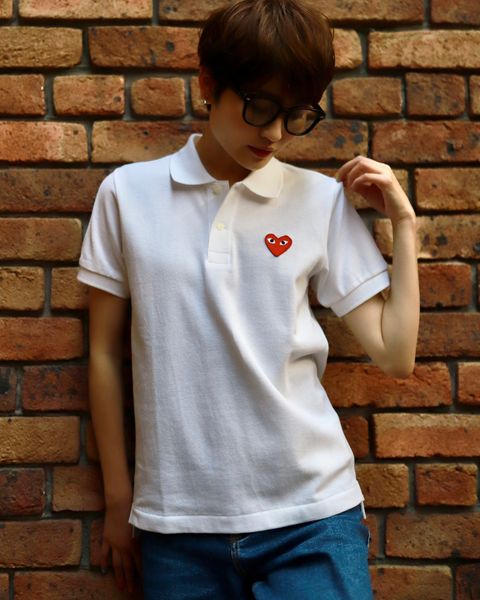 PLAY COMME des GARCONS レディースポロシャツstyle.2023.6.12