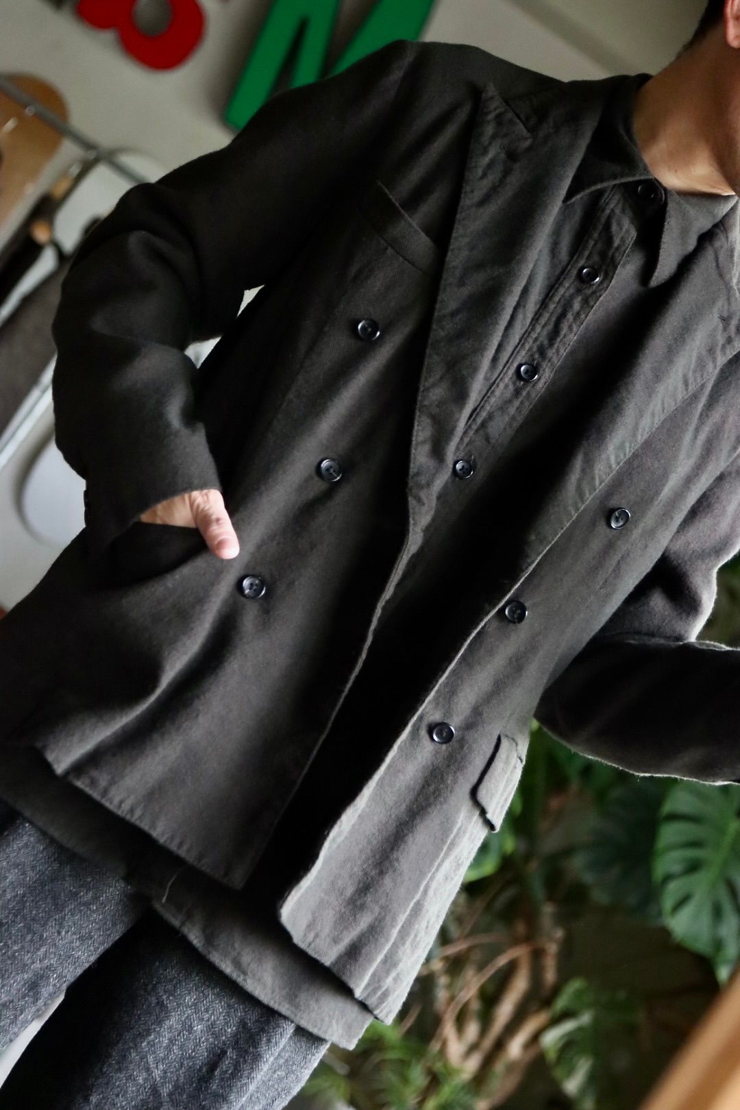アプレッセ22FW Double Breasted Jacketスタイル.2022.9.26.