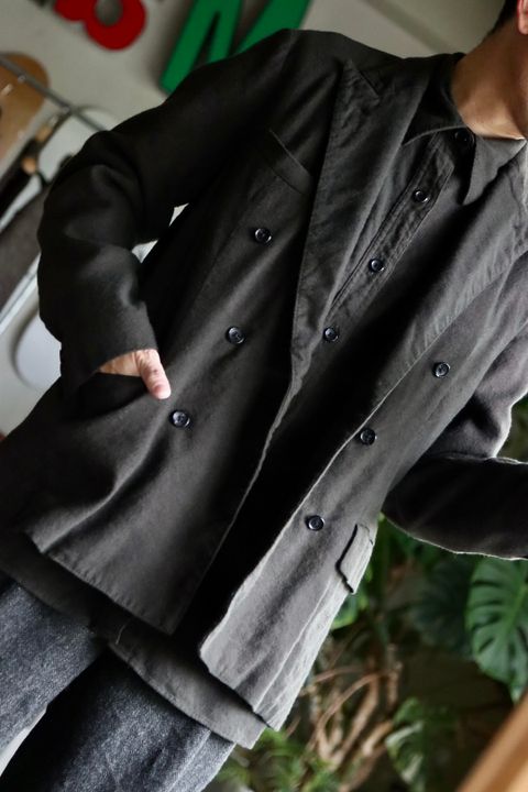 アプレッセ22FW Double Breasted Jacketスタイル.2022.9.26.