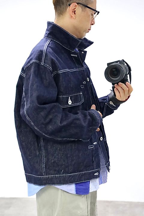 COMME des GARCONS HOMME 26FW 綿反応デニムジャケットスタイル