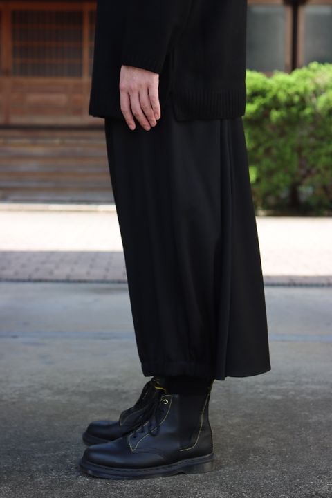 yohji yamamoto 花柄クルーネックニット(HX-K14-181) style.2021.8.29