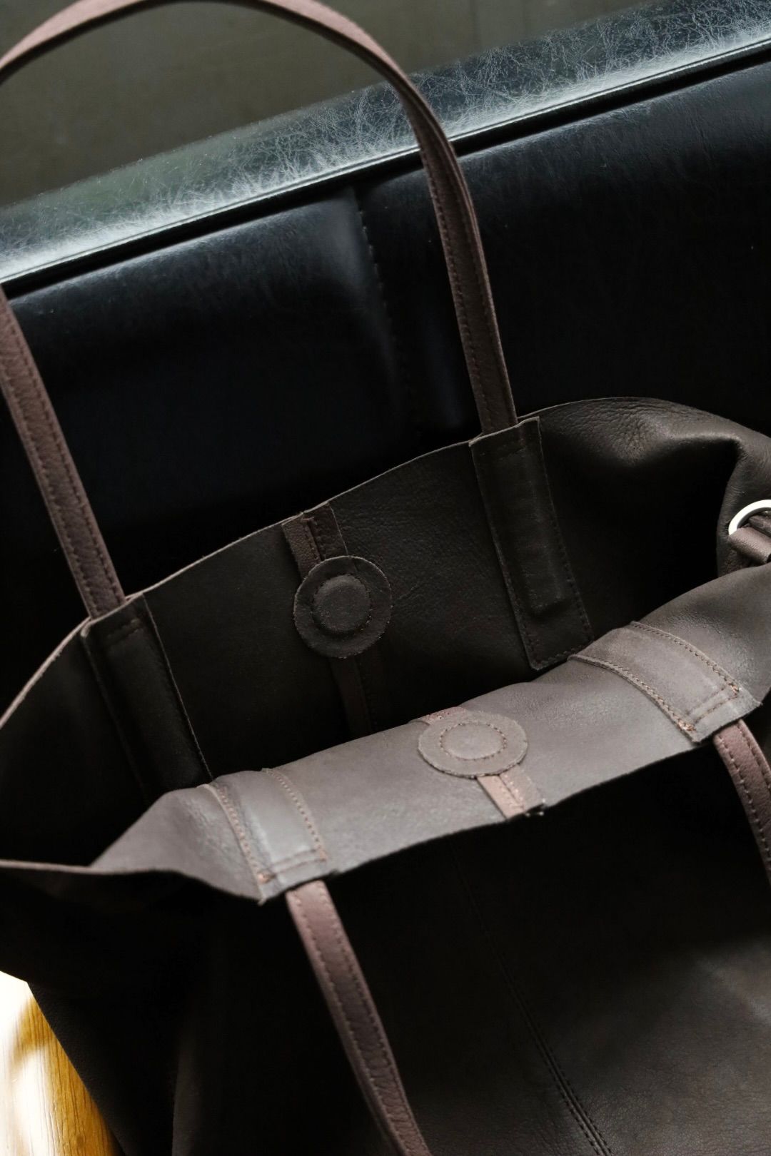 Morphee / モルフェ 【Nubuck】3WAY MEDIUM TOTE(ML-NDBR)DARK BROWN☆新作発売！