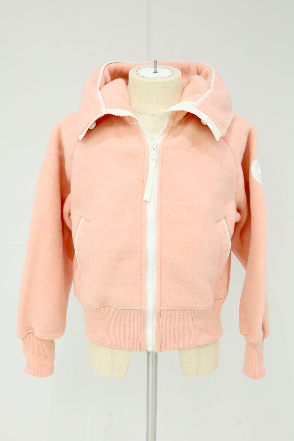 カナダグース レディース Chilliwack Fleece Bomber White Label(7102WW)Vintage Rose☆新作発売！