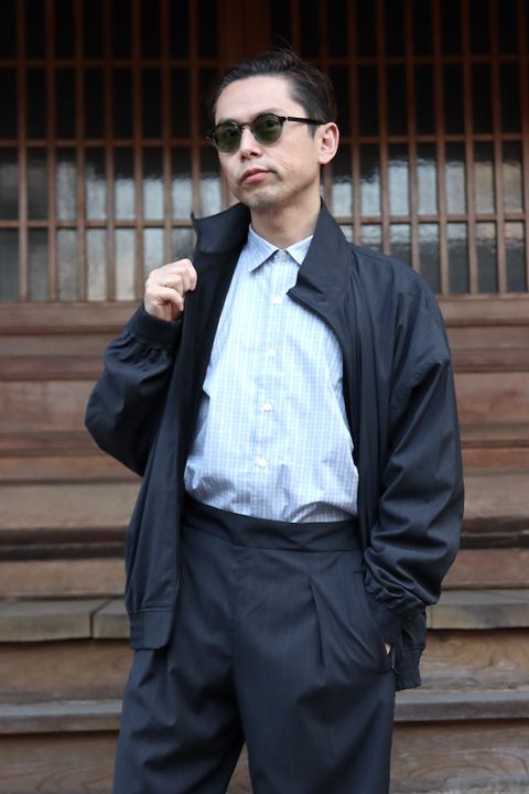 is-ness×NEAT LORO PIANA"CHARCOAL"style.2022.3.5.