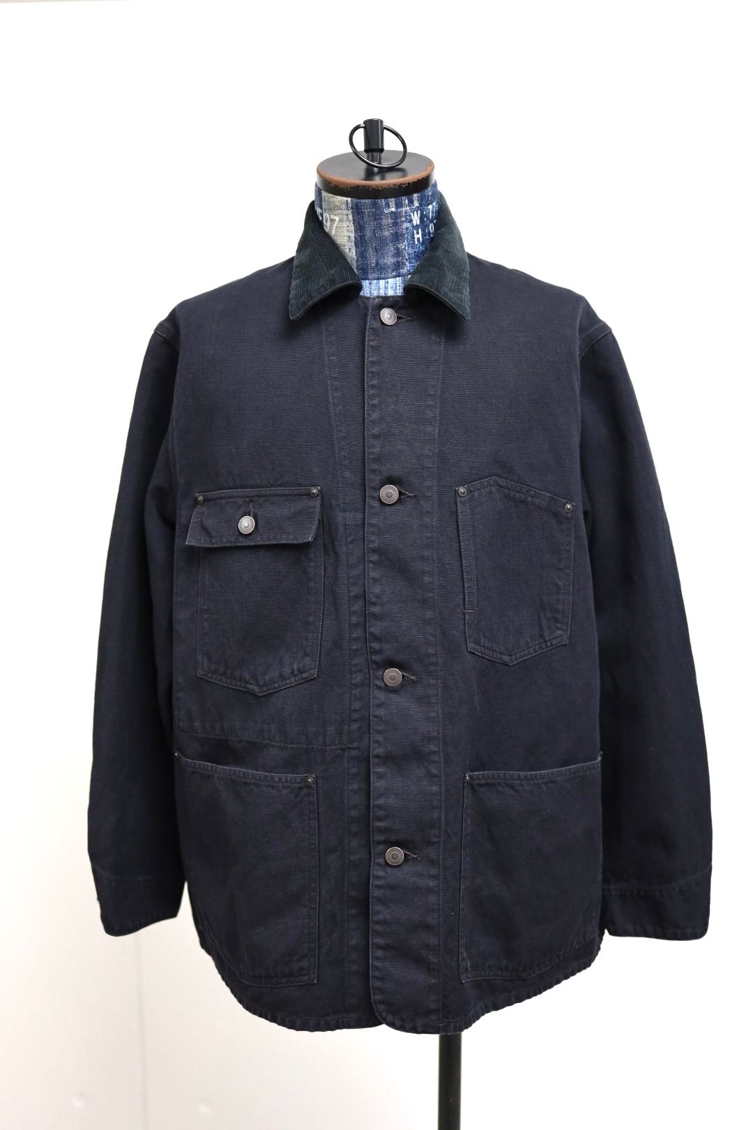 アプレッセ 2026 STYLE1 Vintage Silk Hemp Coverall Jacket (26SAP-01-17)BLACK☆1月24日(土)発売！