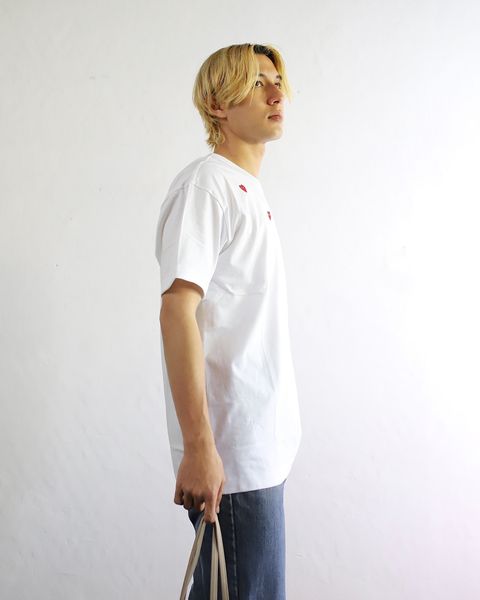 PLAY COMME des GARCONS 24SS PLAY MANY HEART S/S T-SHIRT RED HEART style 2024.5.11