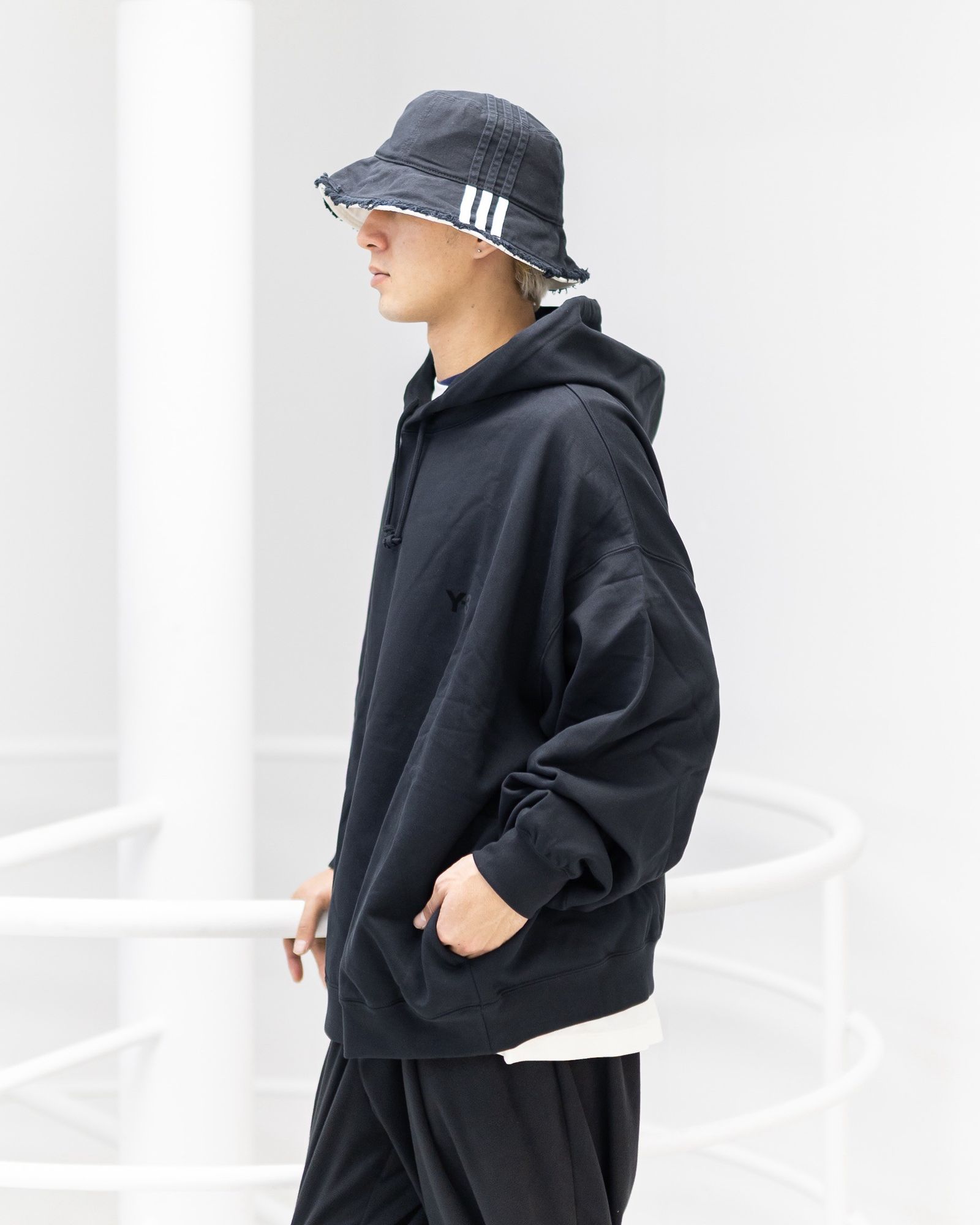 ワイスリー Y-3 フロントロゴ フーディー FL HOODIE (KA3112)BLACK☆新作発売！