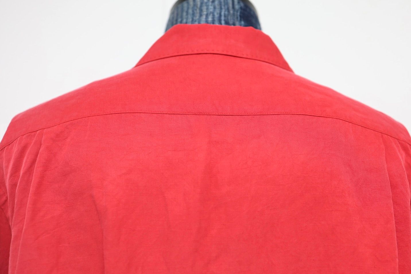 アプレッセ 2026 STYLE1  Vintage Silk Linen Open Collar Shirts(26SAP-02-08)RED☆4月11日(土)発売！