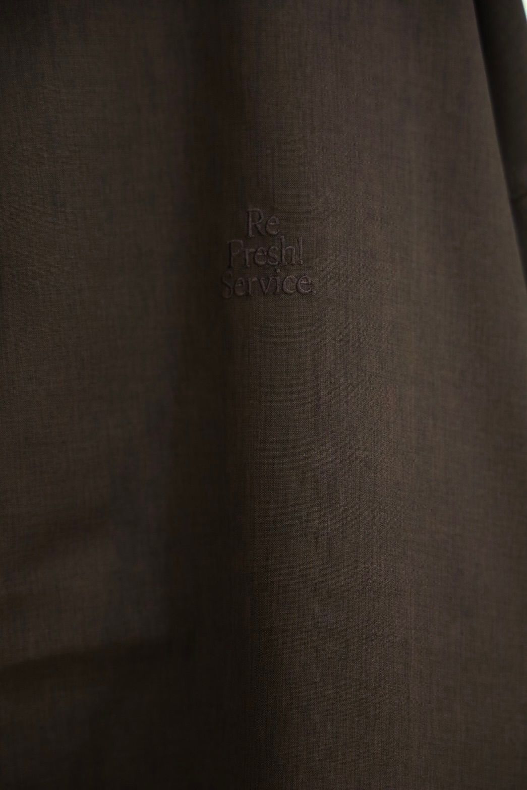 ReFresh!Service. SYNTHETIC WOOL TRACK SUIT(FSR263-60068)BROWN☆9月19日(土)新作発売！
