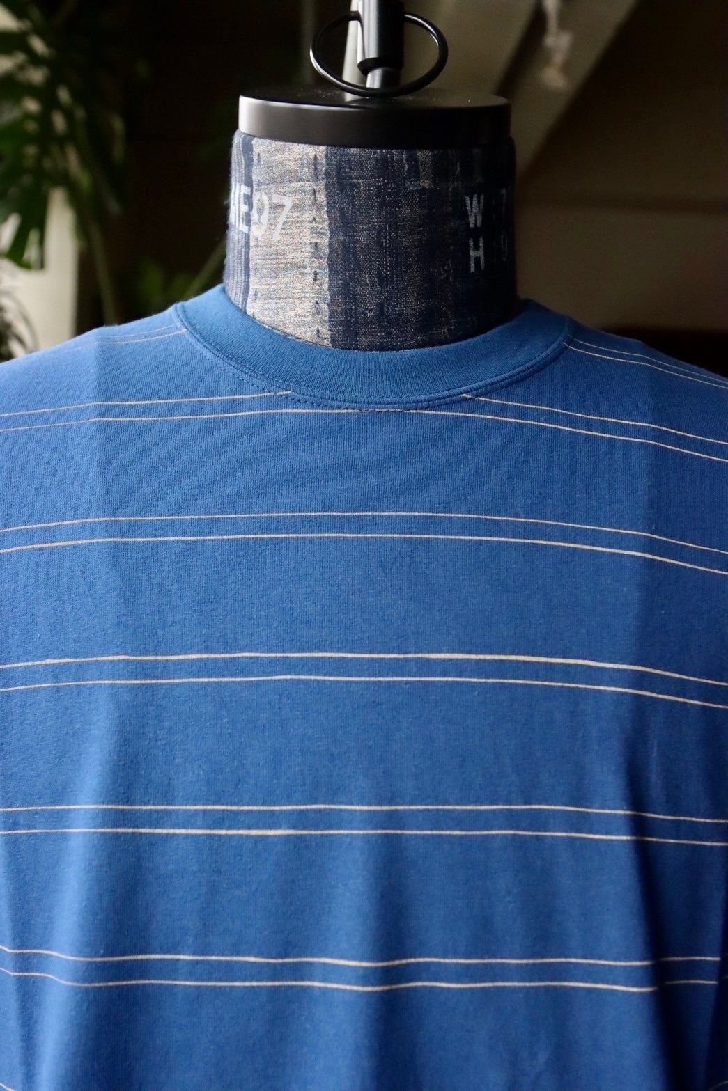 S.F.C 24SS エスエフシー DOUBLE WIDE SIDE STRIPE TEE(SFCSS24CS11)Blue×Cream☆3月30日(土)発売！