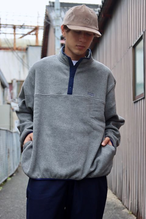 SEDAN ALL-PURPOSE セダンオールパーパス 23AW Fleece Snap Pulloverスタイル