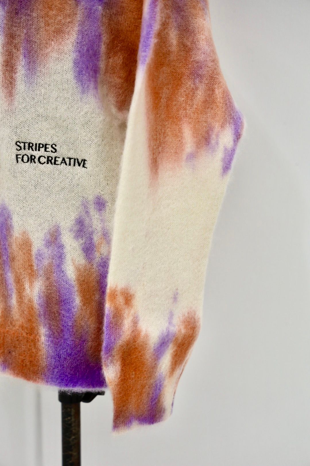 S.F.C 25FW エスエフシー DYED MOHAIR CREW (SFCFW25KN03)Natural,Orange,Purple