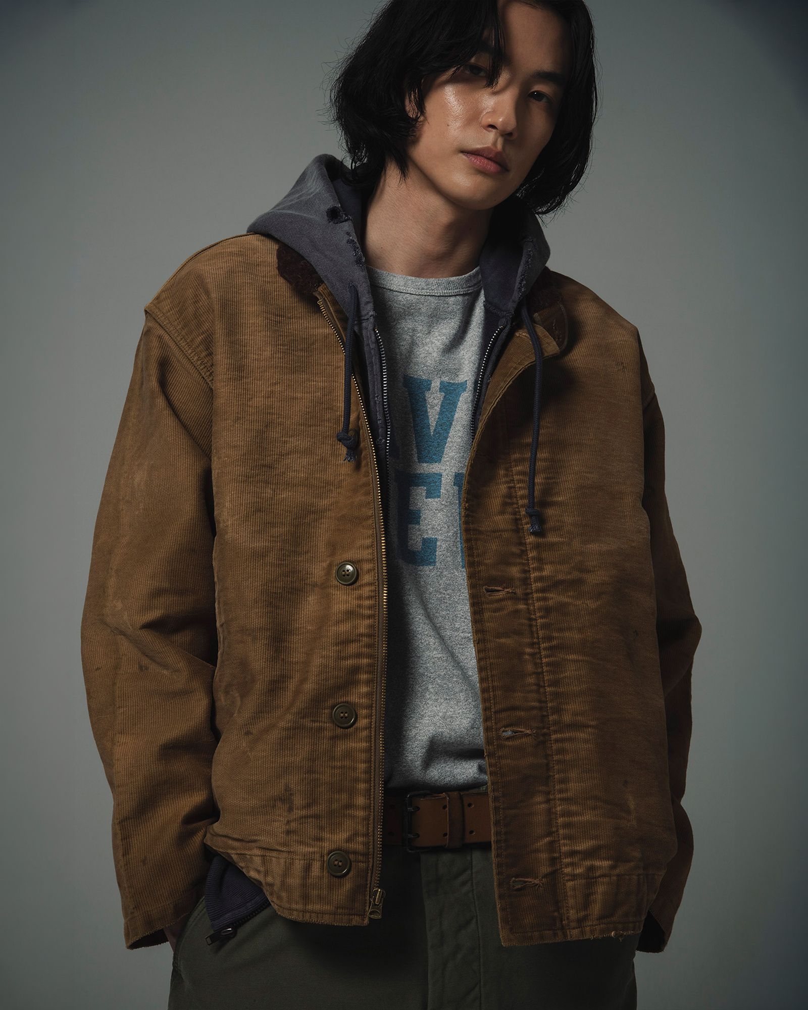 BOW WOW 26FW WIDE WALE N-1 DECK JACKET(BWU-WN1DJ) KHAKI☆9月26日(土)発売！