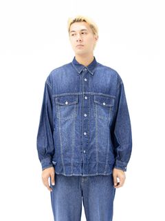 フレッシュサービス 26AW N/C TECH DENIM TRUCKER SHIRT(FSC263-50043)DARK WASH☆9月5日(土)新作発売！