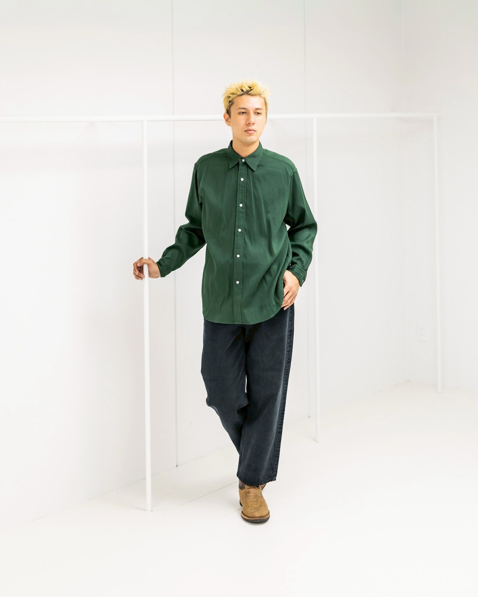 A.PRESSE Double Weave Twill Regular Collar Shirt 9月27日(土)新作発売！