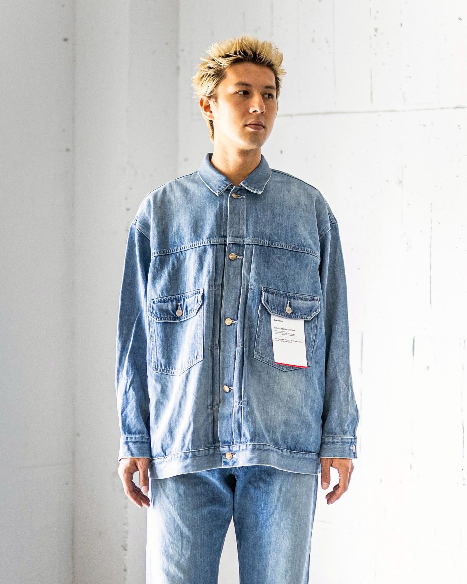 Graphpaper - グラフペーパー 25AW Selvage Denim Jacket(GU253