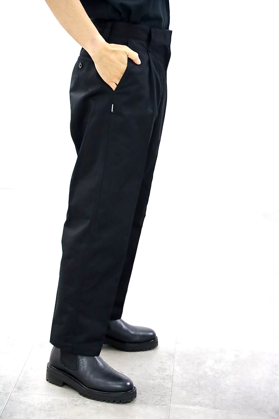 Yohji Yamamoto × NEIGHBORHOOD タックワークパンツ(HK-P95-901-2S26)BLACK★12月5日(金)発売！