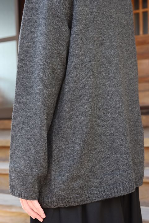 yohji yamamoto 花柄タートルニット(HX-K15-181) style.2021.8.29.