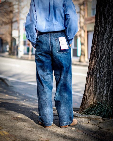 グラフペーパー Selvage Denim Belted Pants(DARK INDIGO) 1月18日(土)新作発売！