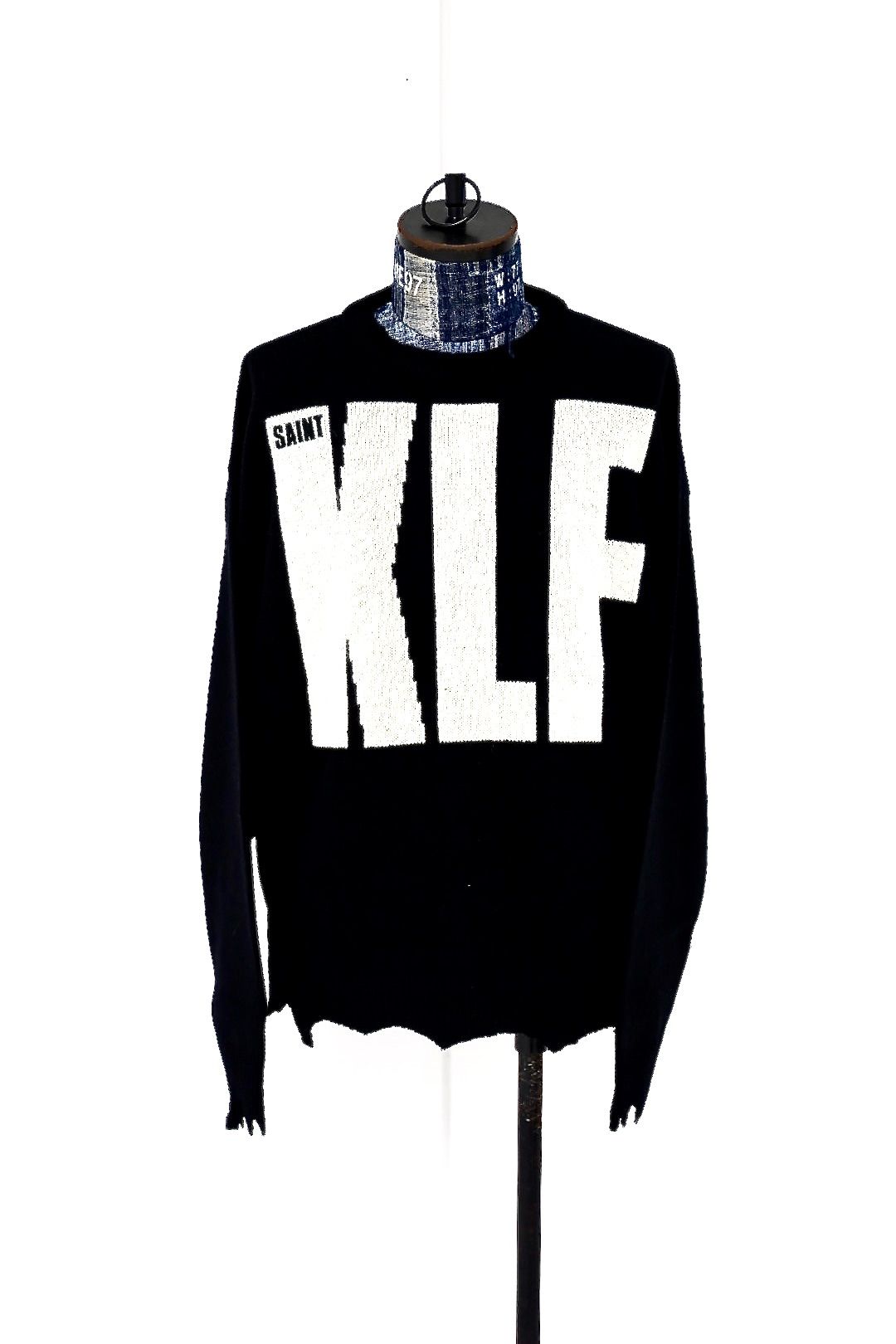 セントマイケル KLF_CREW NECK KNIT/KLF/BLACK(SM-HR1-0000-C08)☆10月25日(土)発売！