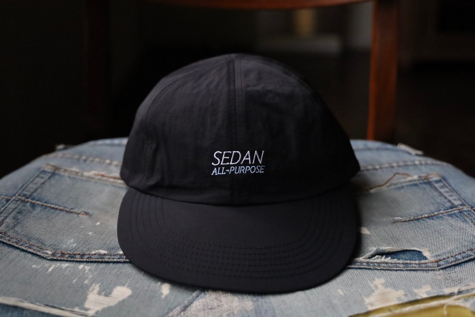 セダンオールパーパス SS25 Tech Logo Camp Cap(SD25S-CP01)Black☆4月19日(土)発売
