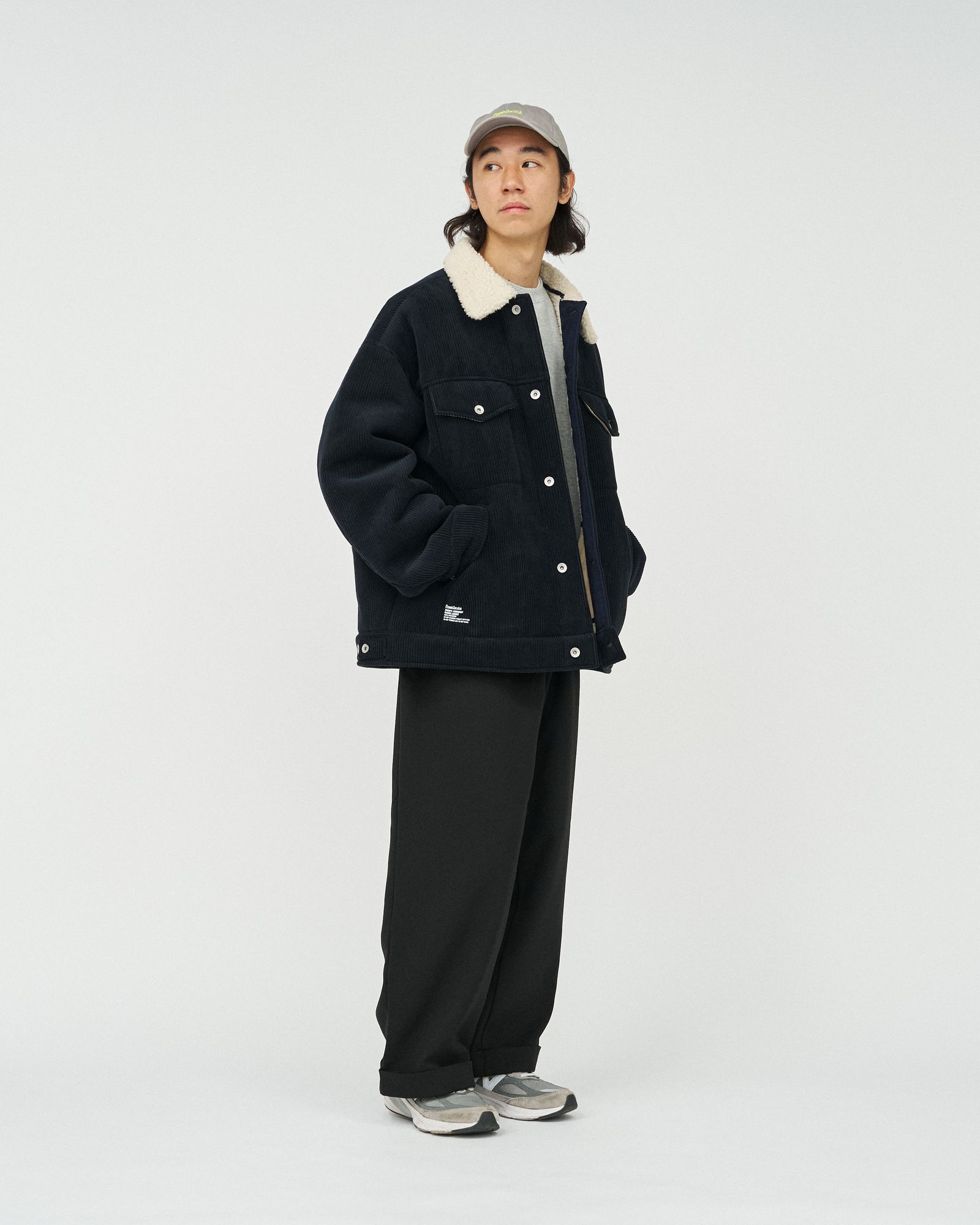 フレッシュサービス SHERPA CORDUROY RANCH JACKET(FSC254-30063)NAVY☆11月22日(土)発売！