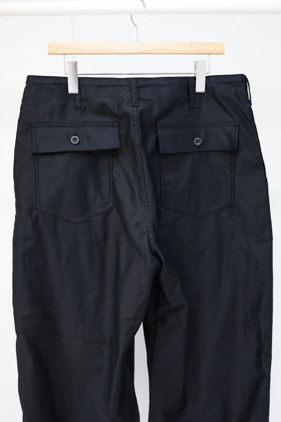 コムデギャルソンオム26SS 綿サテンパンツ(HQ-P029-051)BLACK☆4月3日(金)発売！