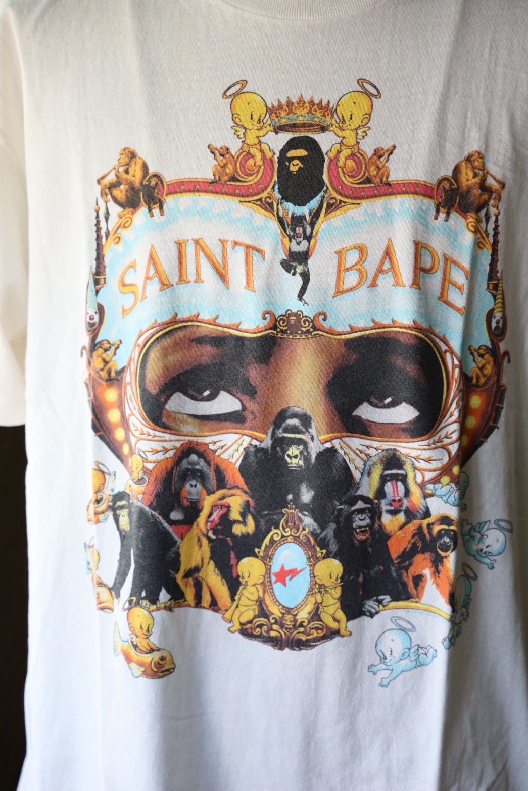 セントマイケル Tシャツ GENERATION BAPE_SS TEE(SM-HR1-0000-C36)WHITE★8月23日(土)発売！