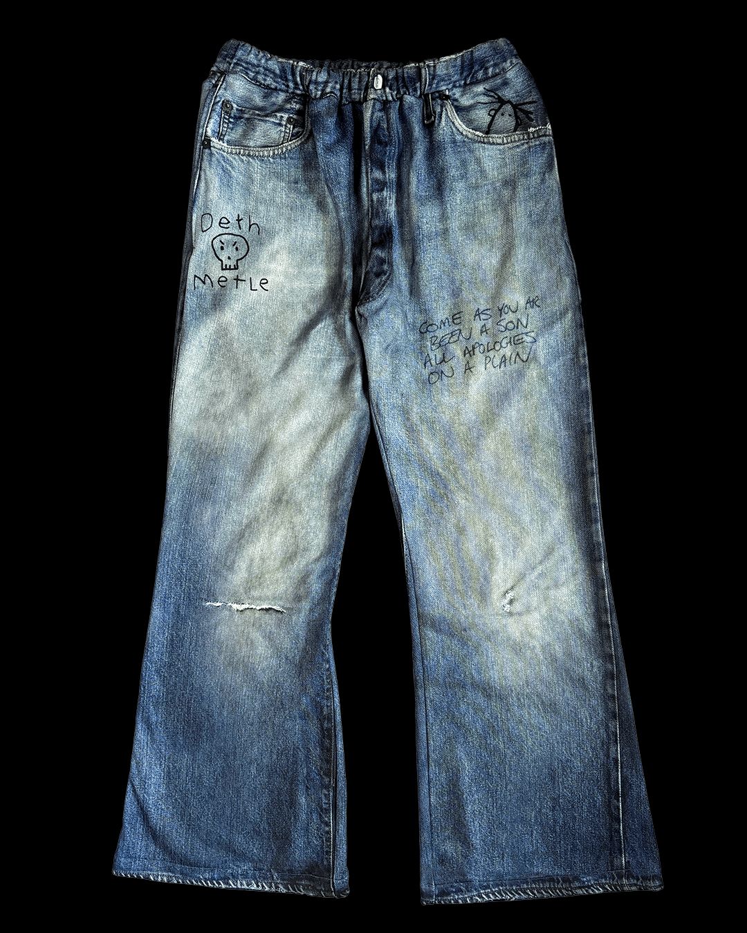 トーキングアバウト ジ アブストラクション 26SS フレアパンツ PRINT FLARE PT(26SS-PT-003)DENIM新作発売！