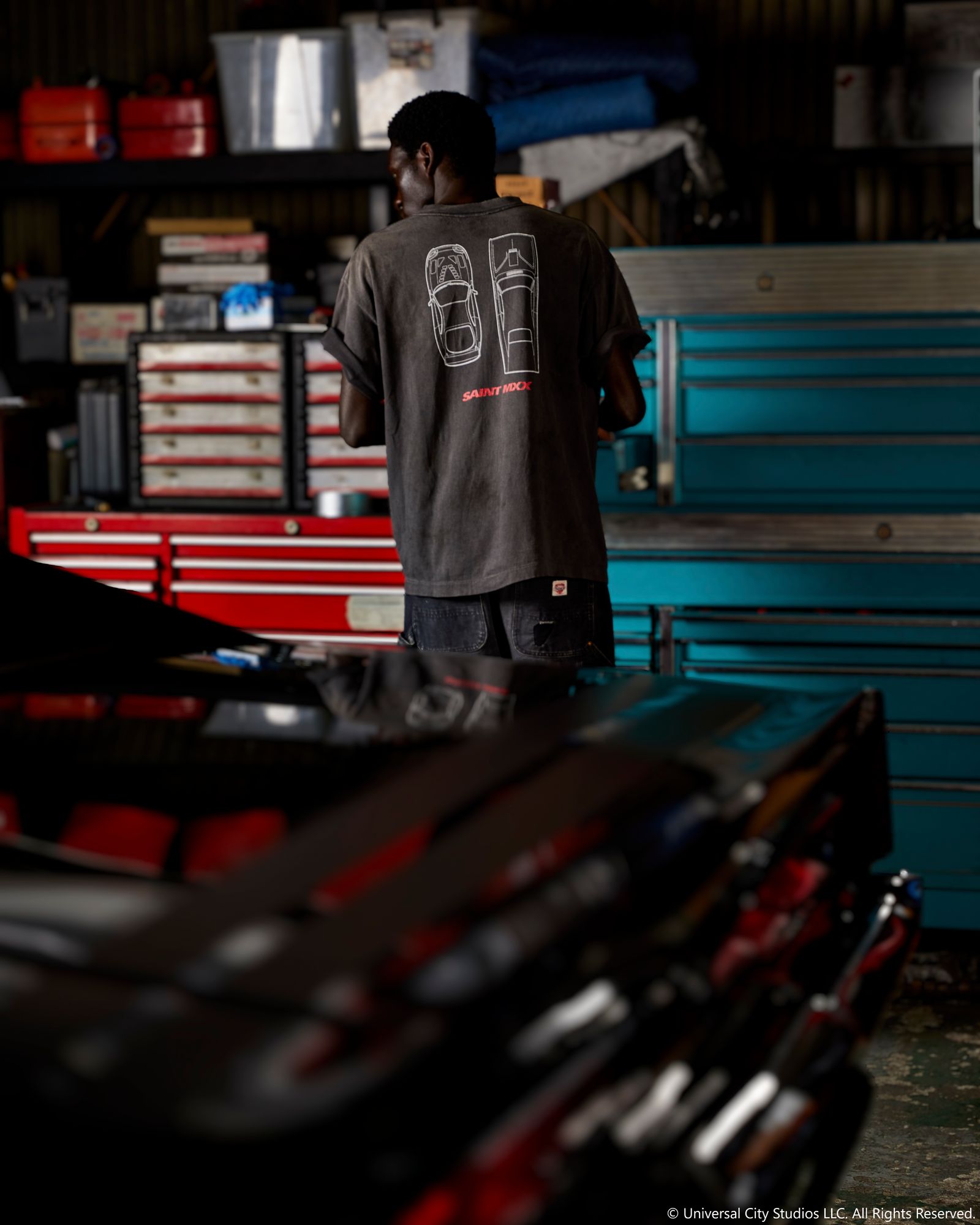 セントマイケル 26SS FAST FURIOUS FF_SS T-SHIRT(SM-MK8-0000-C06)BLACK☆4月29日(水)新作発売！