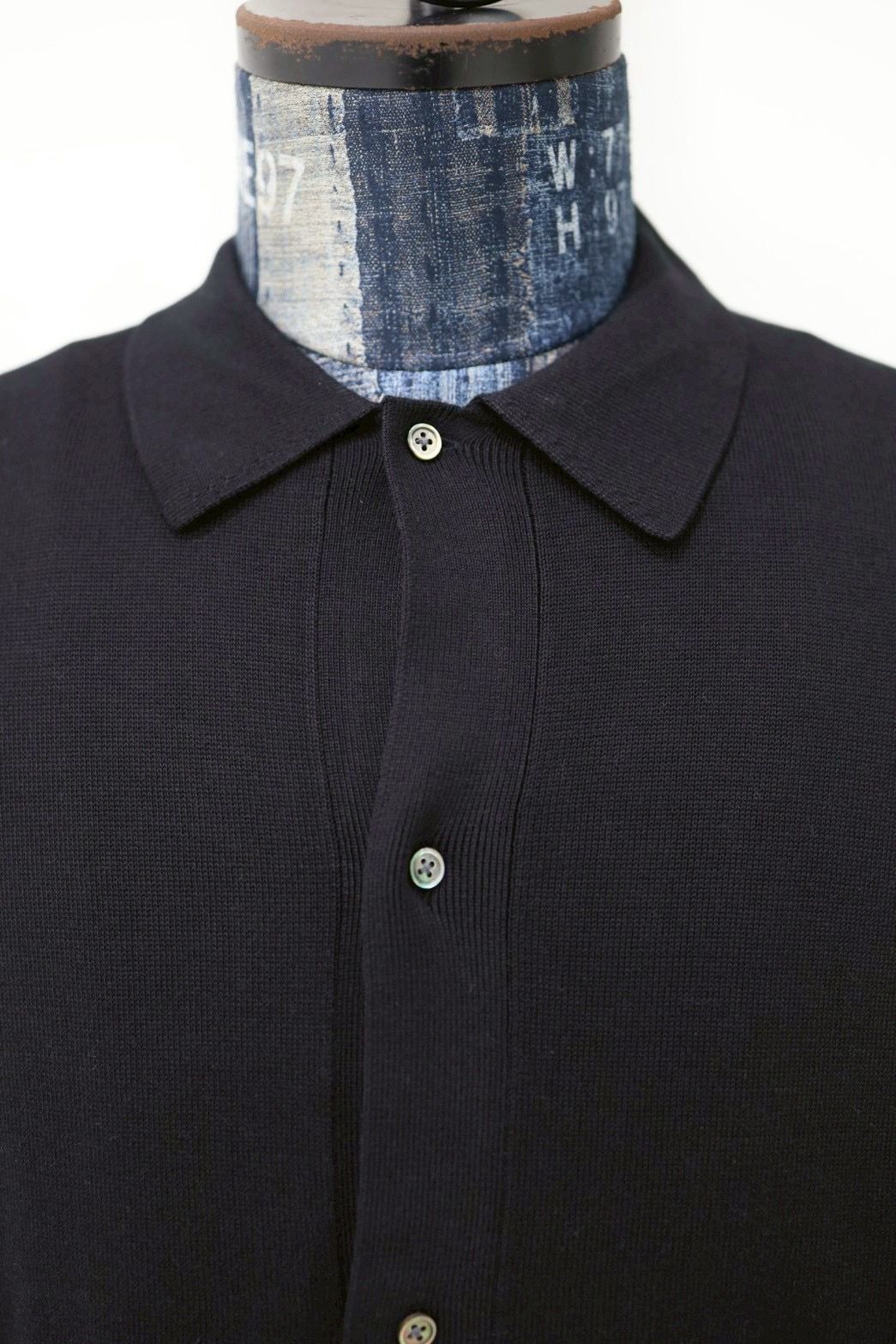 グラフペーパー26SS Suvin High Gauge Knit Oversized L/S Shirts (GU261-80263B)BLACK☆1月17日(土)発売！