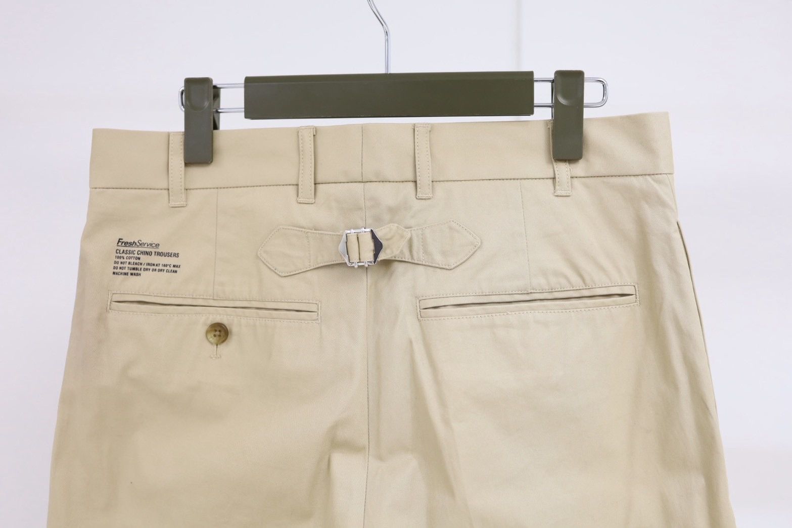 フレッシュサービス CLASSIC CHINO TROUSERS (FSC261-40213)BEIGE★2月14日(土)発売