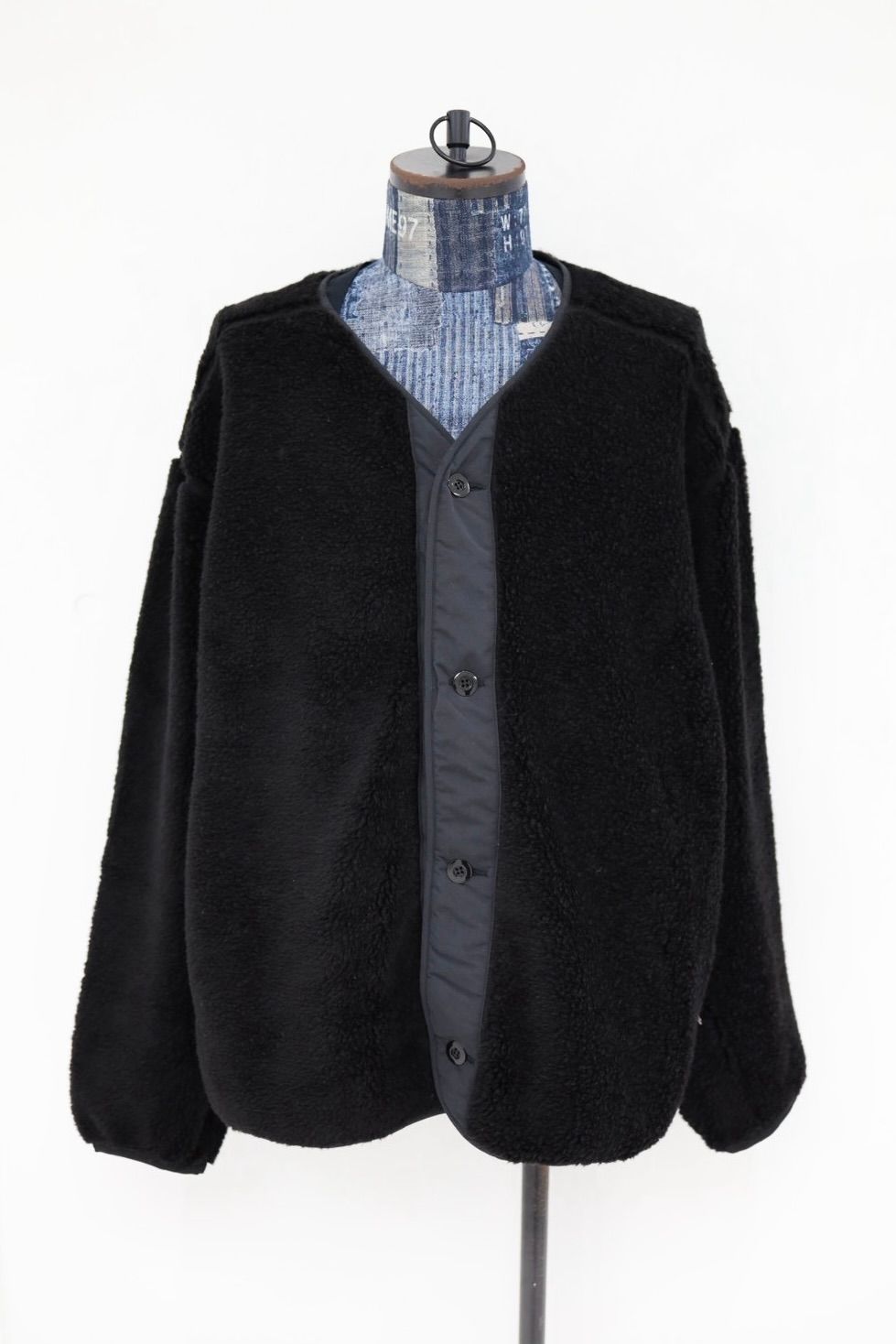 グラフペーパー Wool Boa Liner Blouson(GU263-30341)BLACK☆10月17日(土)発売！