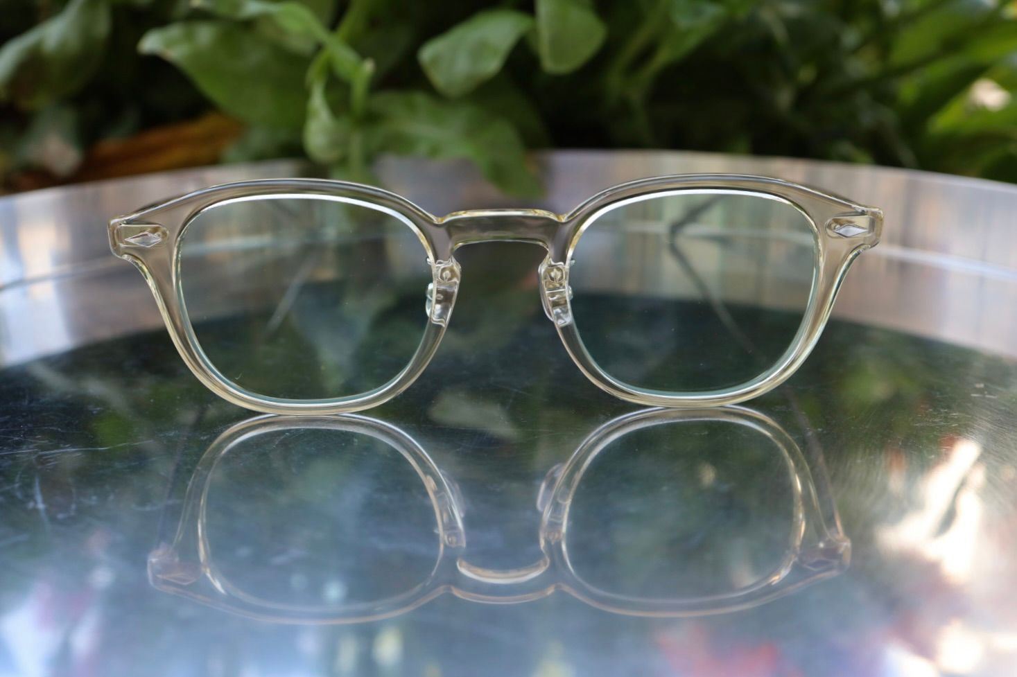 ノチノオプティカル  "JIFUSAN" #5. CITRON x SILVER × L.SMOKE GREEN(調光モデル)☆4月18日(土)再入荷！