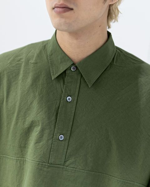 FreshService CRISP COTTON ANORAK L/S SHIRT (KHAKI) 新作発売！