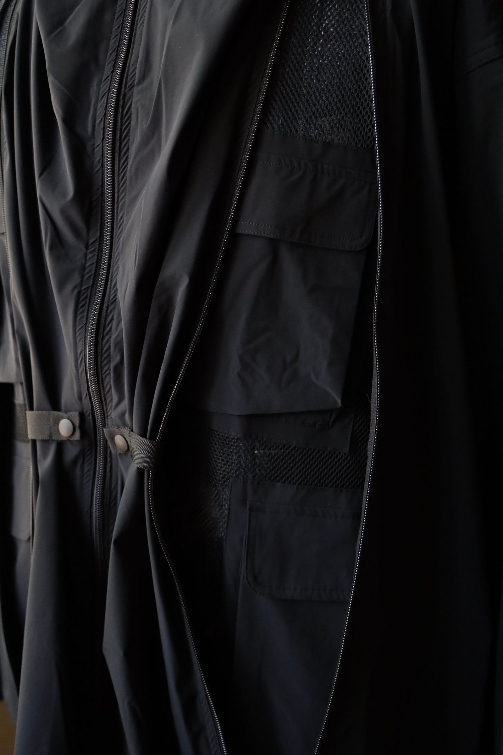 is-ness イズネス24SS TECHNICAL VENTILATION JACKET(24SS_08_1006JK04)BLACK
