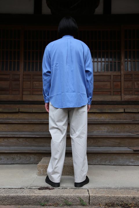 A.PRESSE Band Collar Shirt style.2021.7.19.