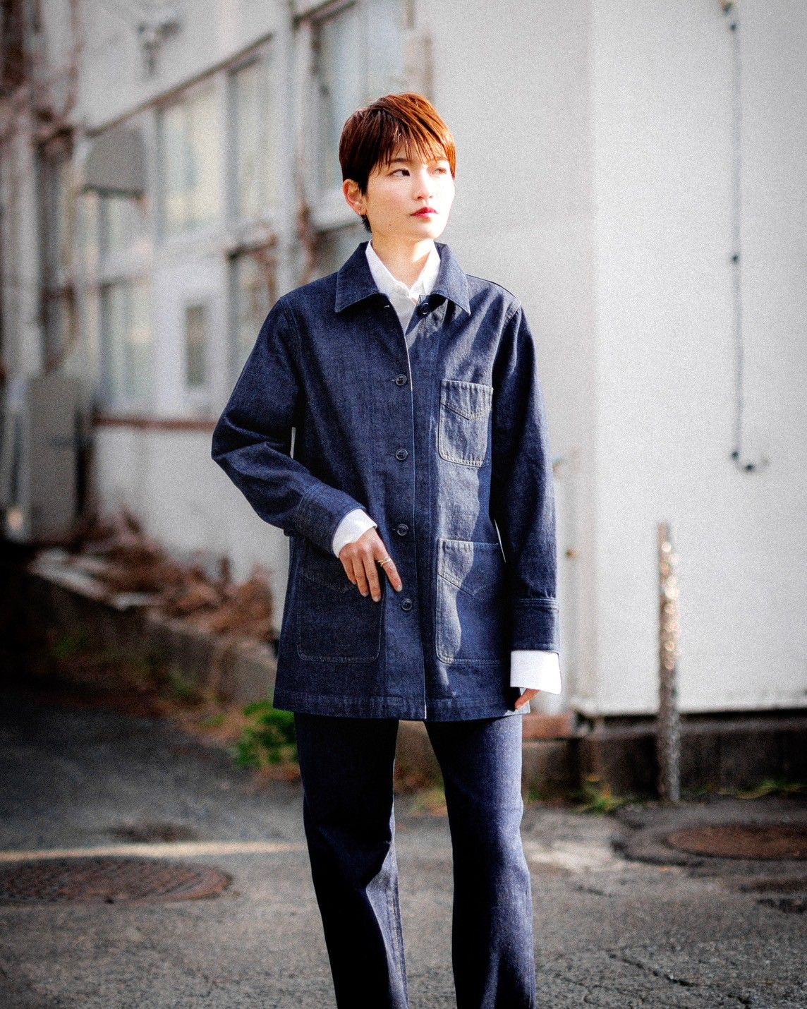 J.B. ATTIRE - ジェービーアタイア Paris denim jacket(JBV-2502 J.B. ATTIRE - ジェービーアタイア Paris denim jacket(JBV-2502