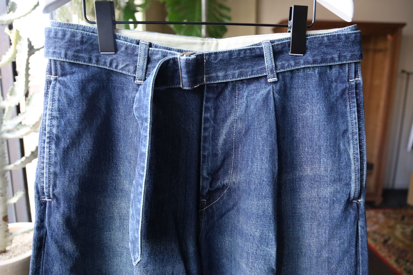 Graphpaper - グラフペーパー25SS Selvage Denim Belted Pants